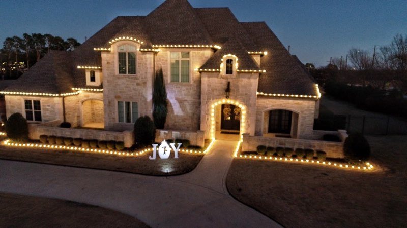 Christmas lights Garland