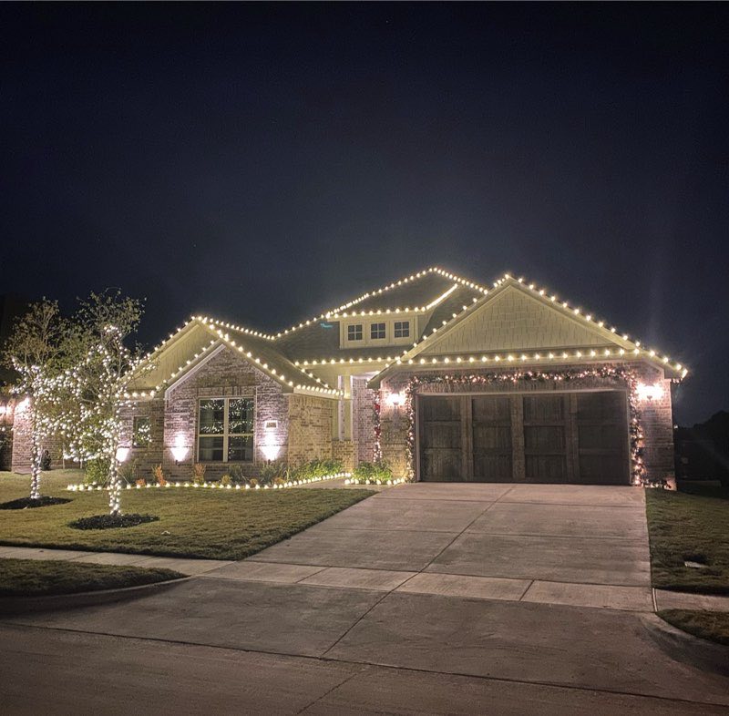 Christmas lights Garland
