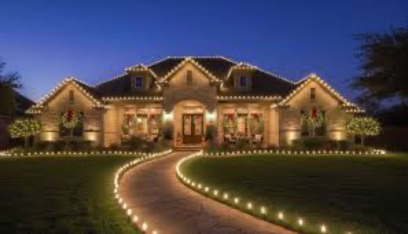 Christmas lights Garland