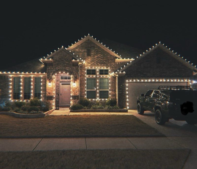 Christmas lights Garland