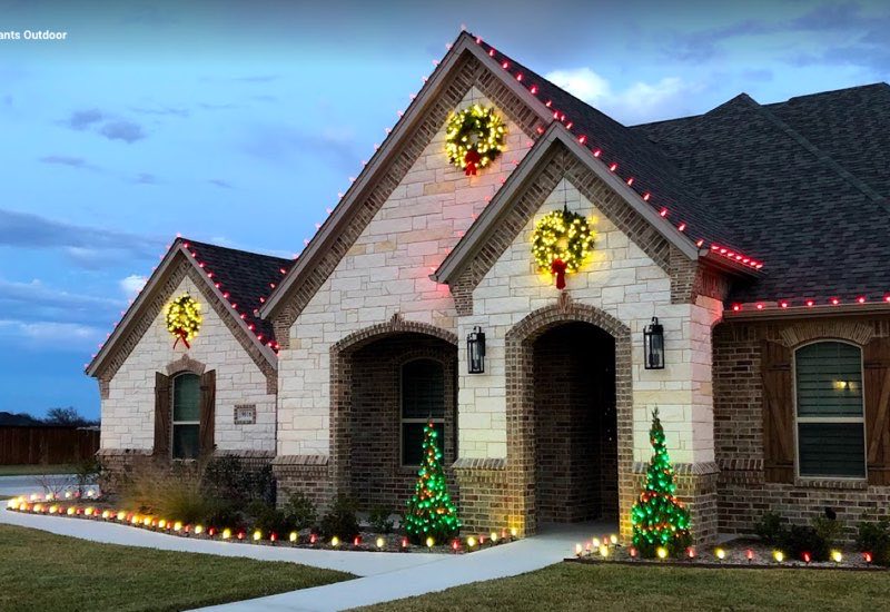 Christmas lights Garland